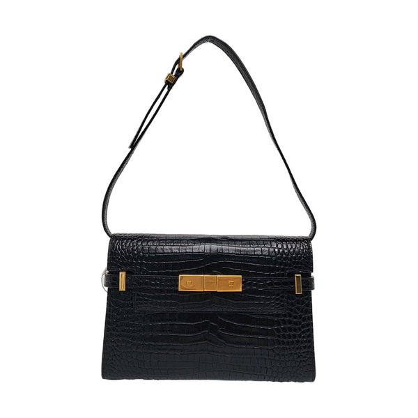 MANHATTAN Small Calfskin Black