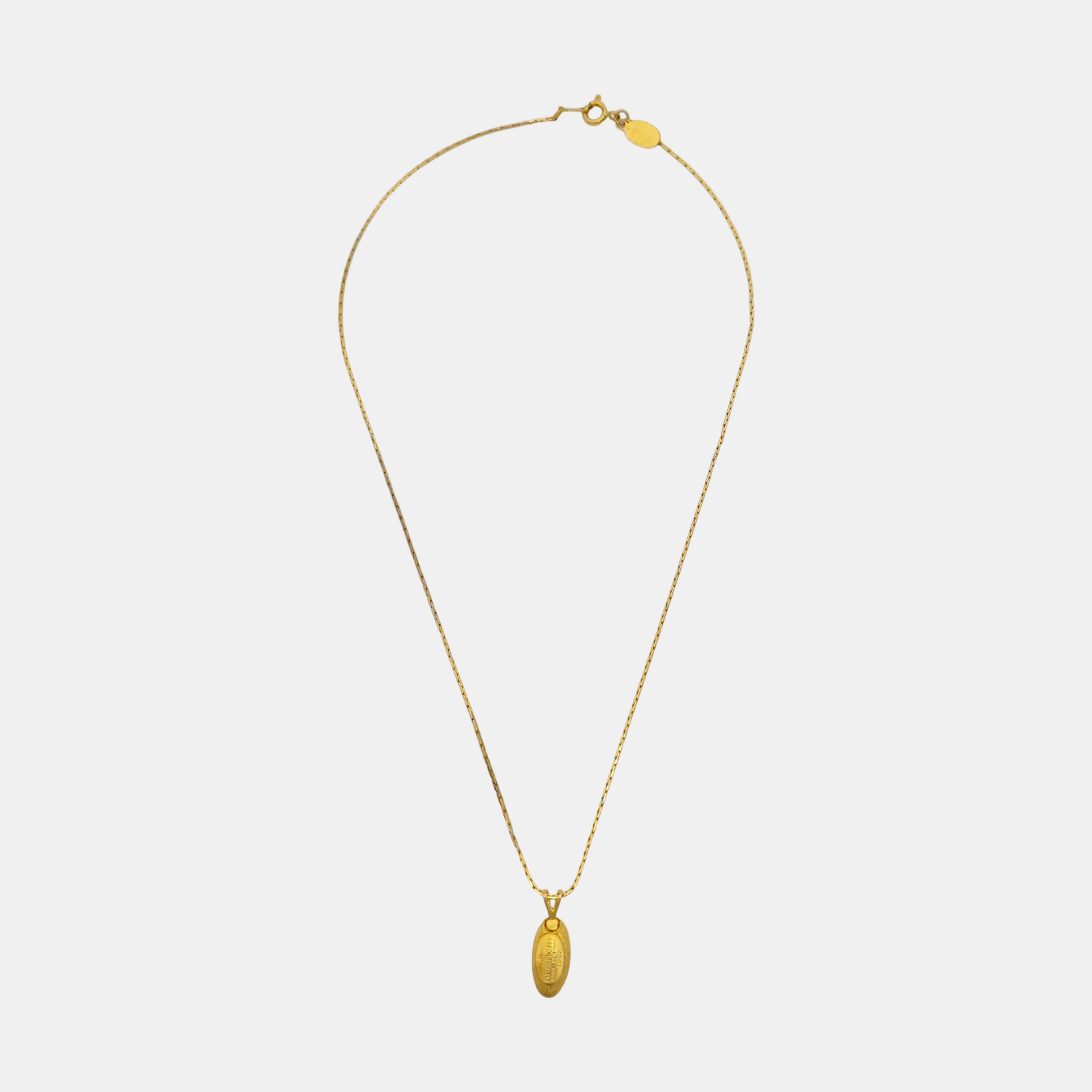 Authenticated pre-owned  G Chain Gold-tone Metal Necklace - Necklace at Looply