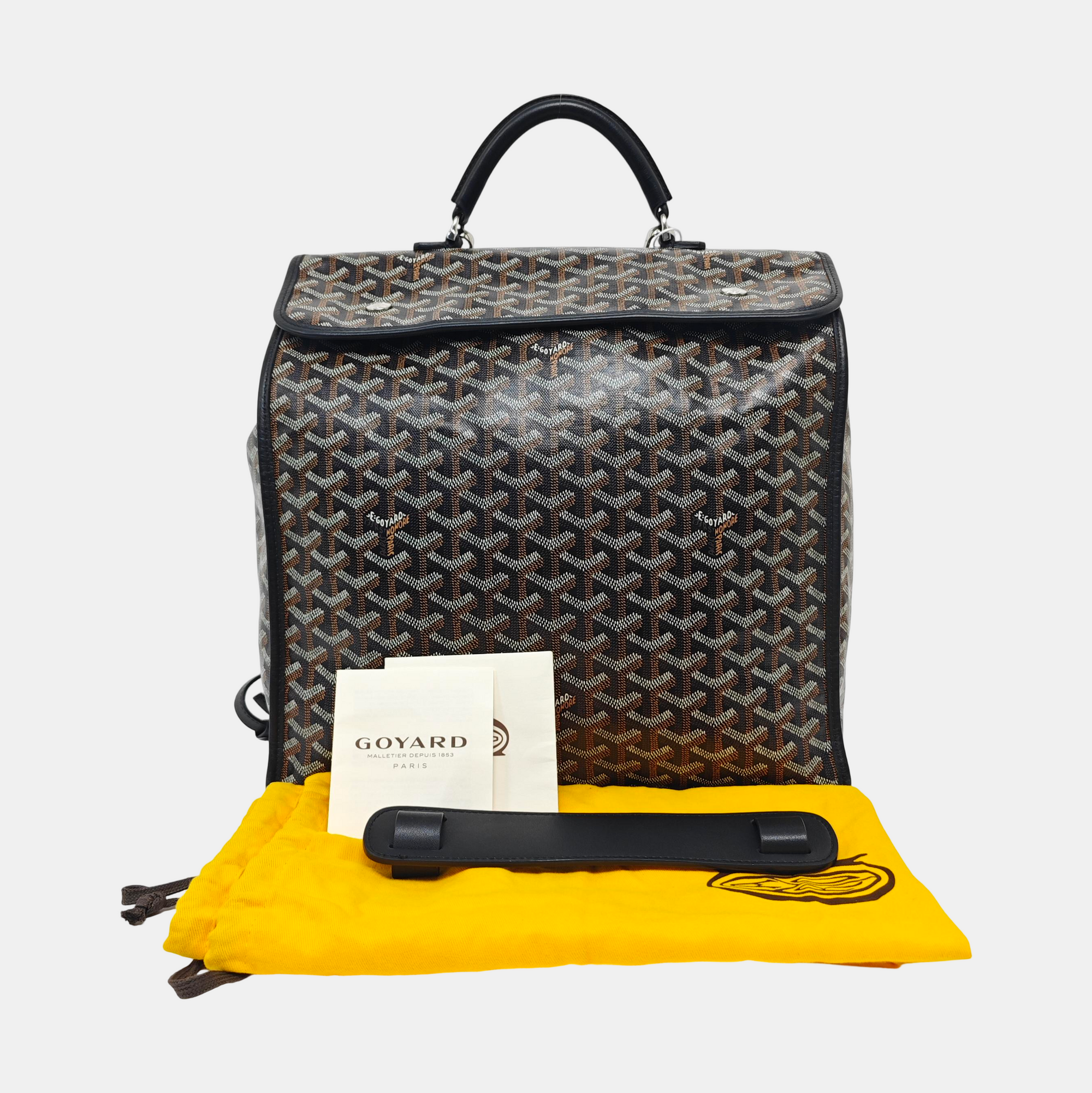 Saint Léger Coated Canvas Brown