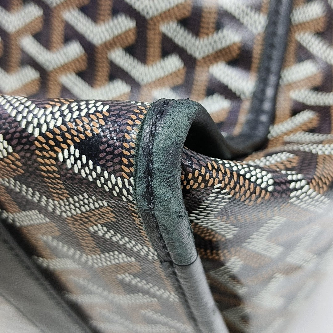 Saint Léger Coated Canvas Brown
