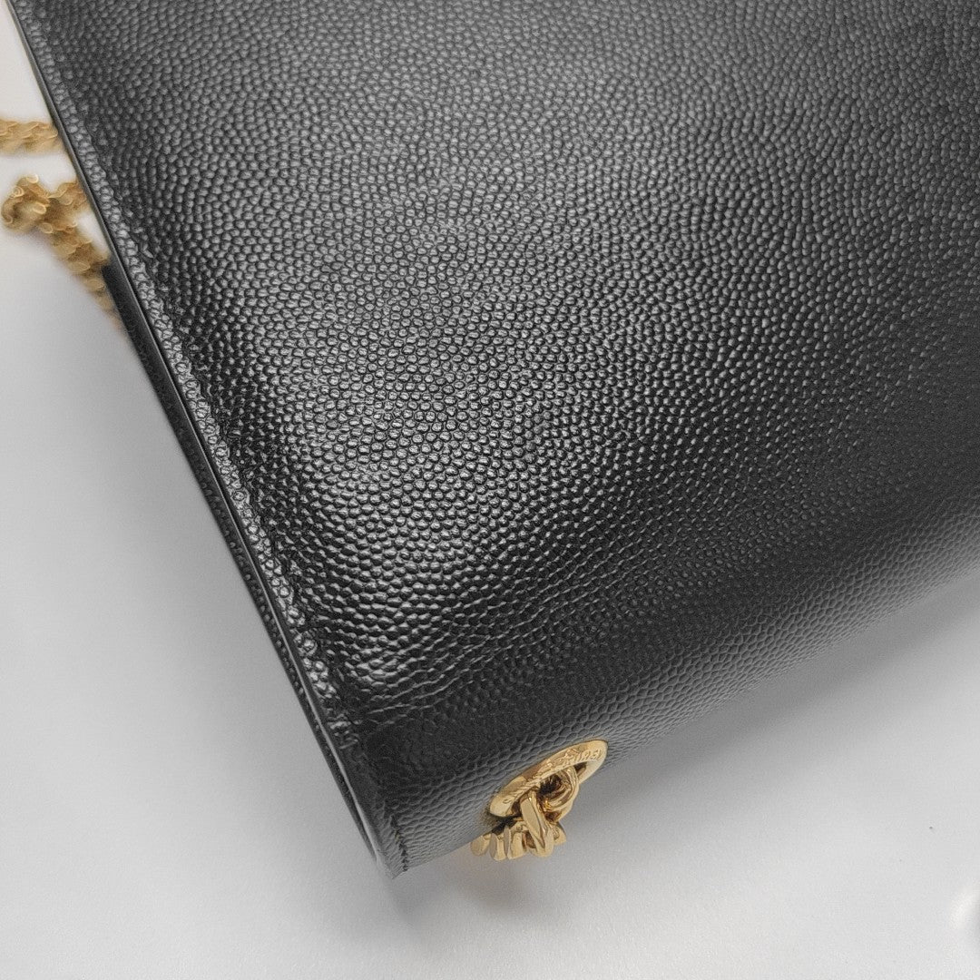 KATE Medium Calfskin Black