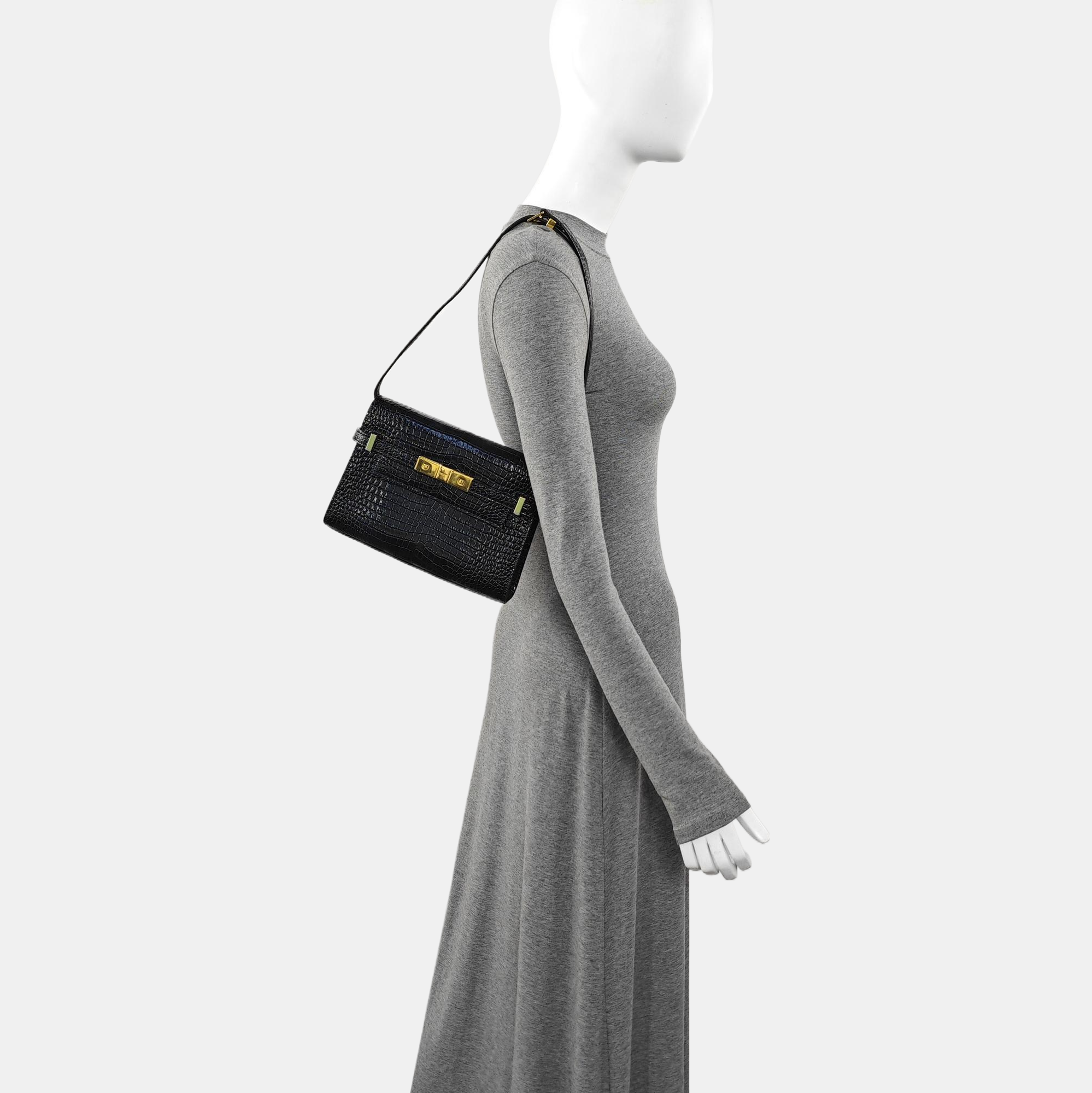 MANHATTAN Small Calfskin Black