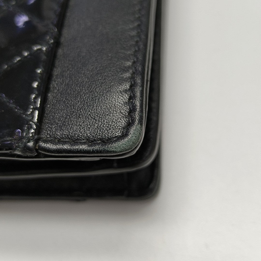 GABY Quilted Patent Leather Black