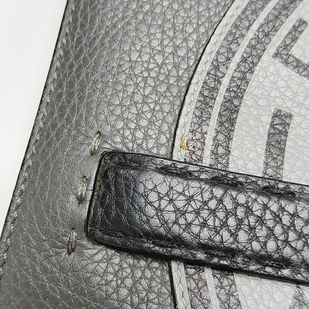 Calfskin Clutch Gray