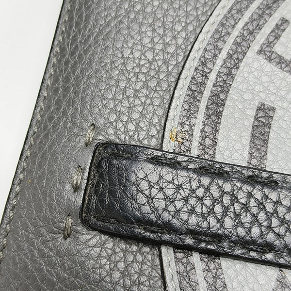 Calfskin Clutch Gray