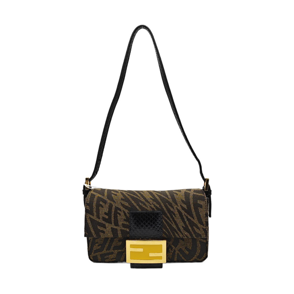 Baguette Small Fabric Brown