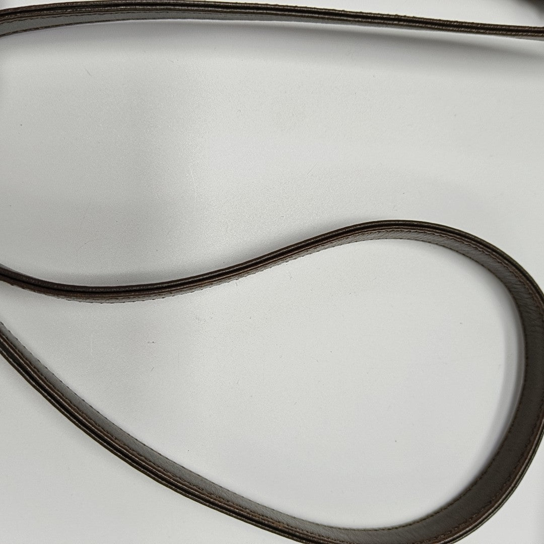 Calfskin Shoulder Bag Brown