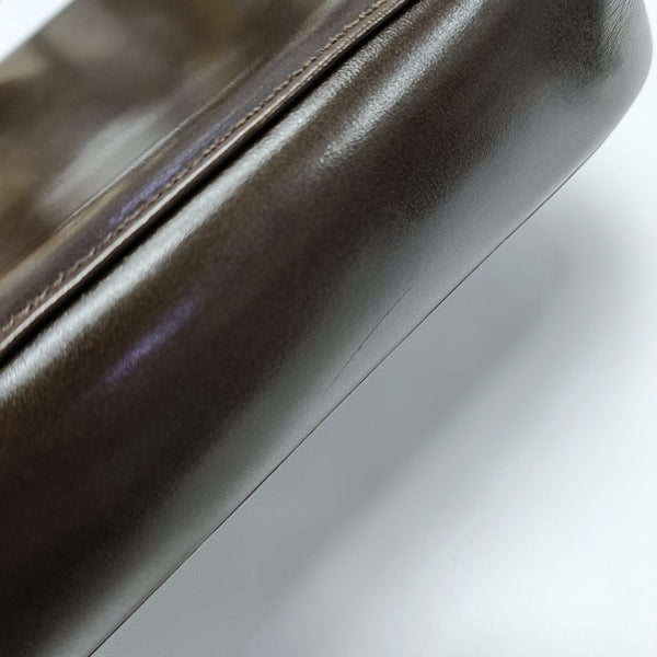 Calfskin Shoulder Bag Brown