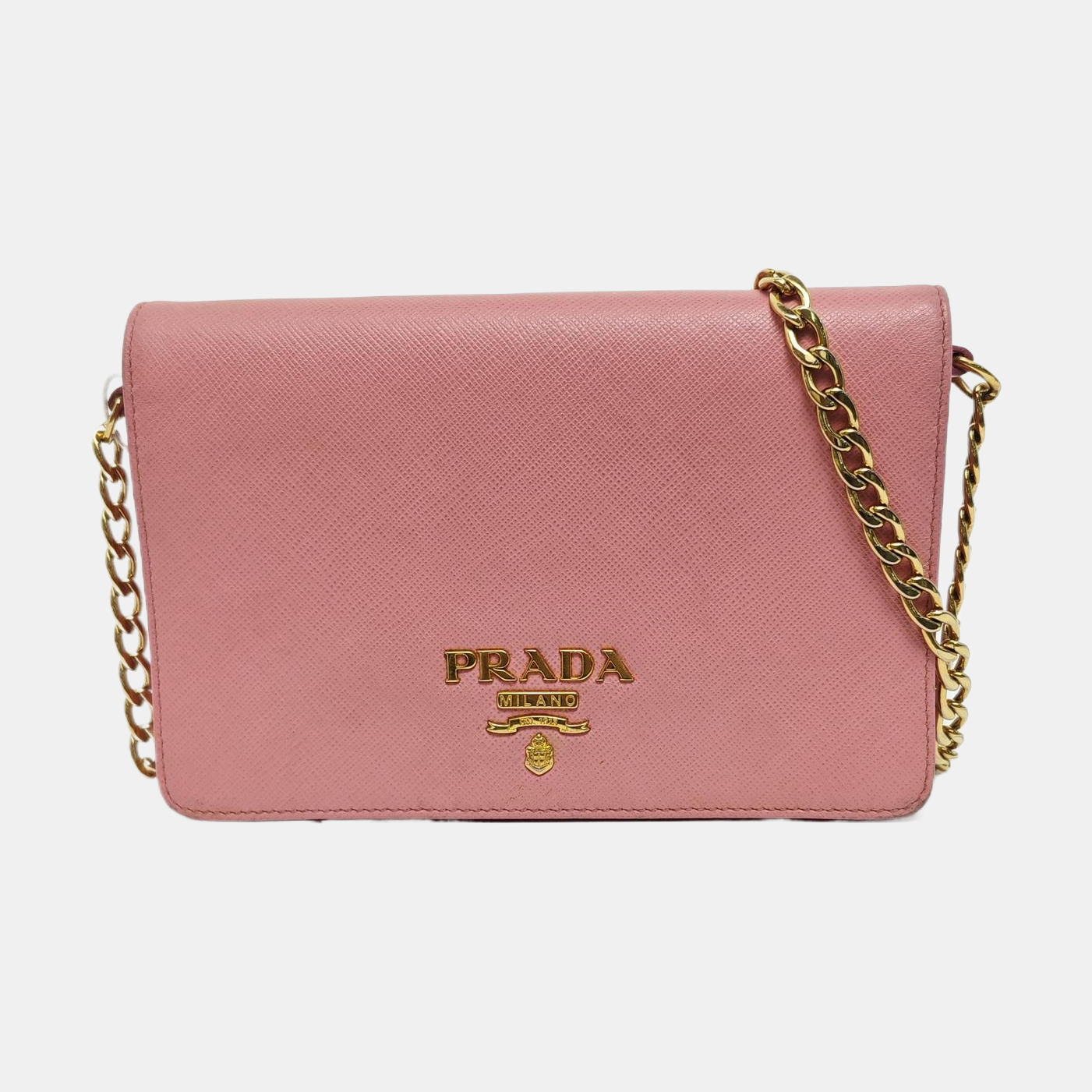 Calfskin Shoulder Bag Pink