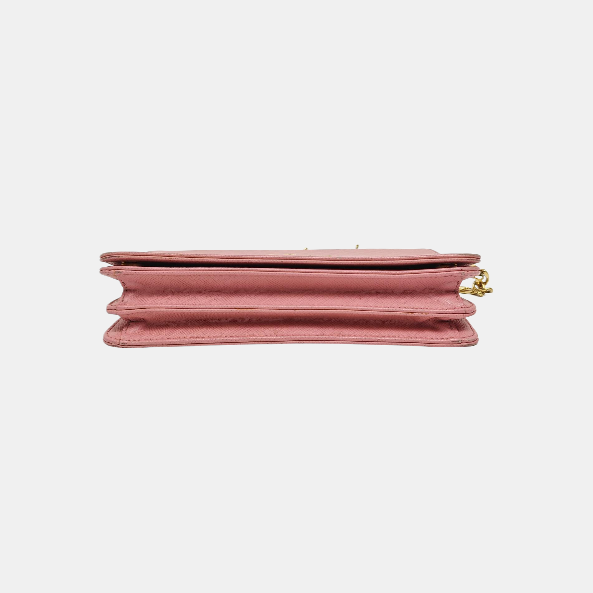 Calfskin Shoulder Bag Pink