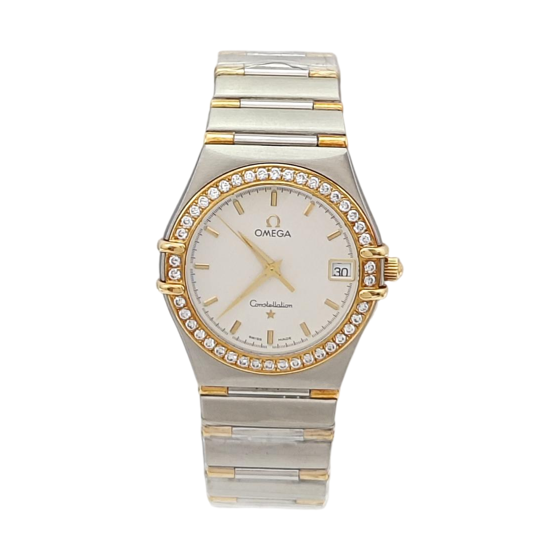33.5mm White Quartz Watch