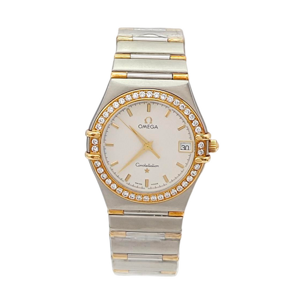 33.5mm White Quartz Watch