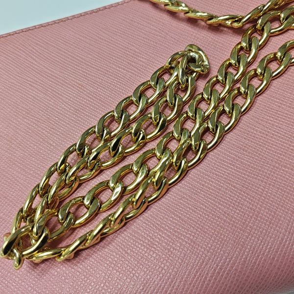 Calfskin Shoulder Bag Pink