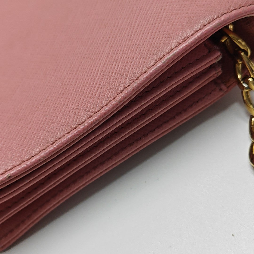 Calfskin Shoulder Bag Pink