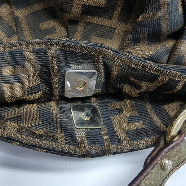 Canvas Top Handle Bag Brown