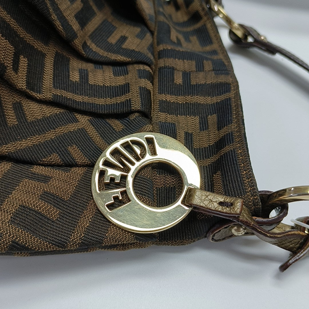 Canvas Top Handle Bag Brown