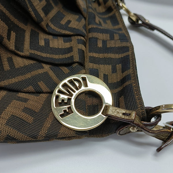 Canvas Top Handle Bag Brown