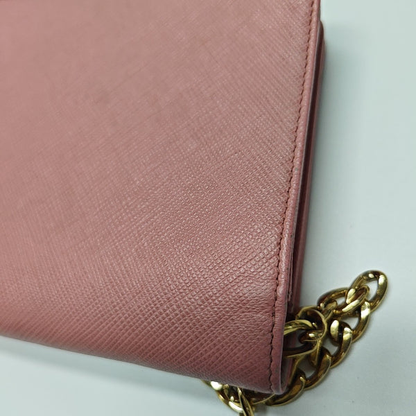 Calfskin Shoulder Bag Pink