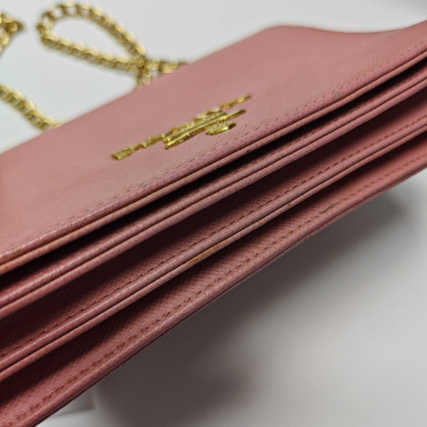 Calfskin Shoulder Bag Pink