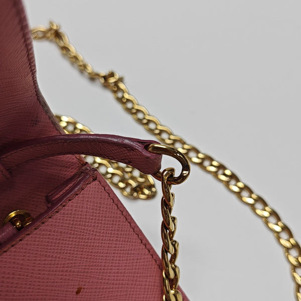 Calfskin Shoulder Bag Pink