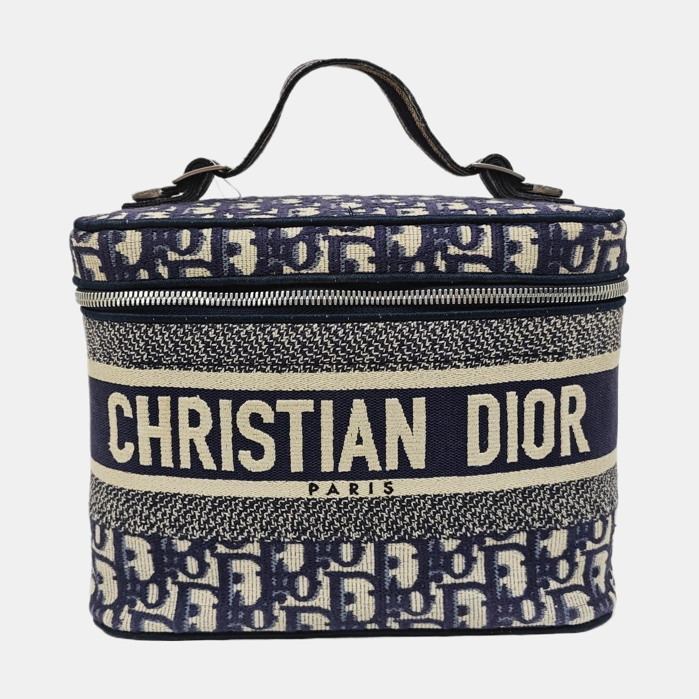 Travel Vanity Oblique Canvas Blue