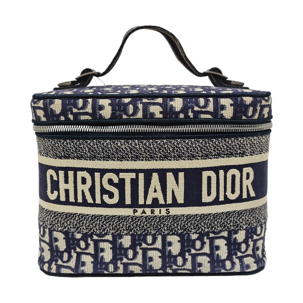 Travel Vanity Oblique Canvas Blue