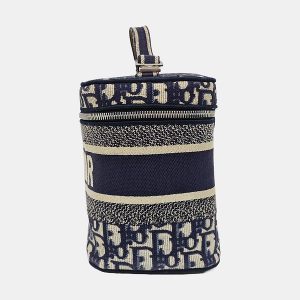 Travel Vanity Oblique Canvas Blue