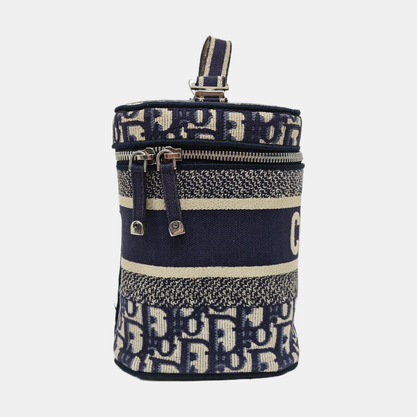 Travel Vanity Oblique Canvas Blue