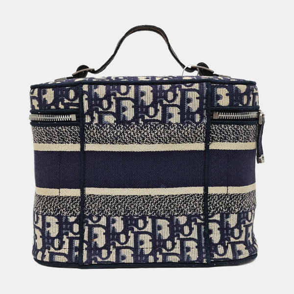 Travel Vanity Oblique Canvas Blue