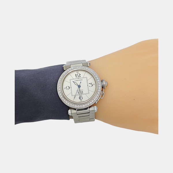 35.5mm Cream Automatic Watch
