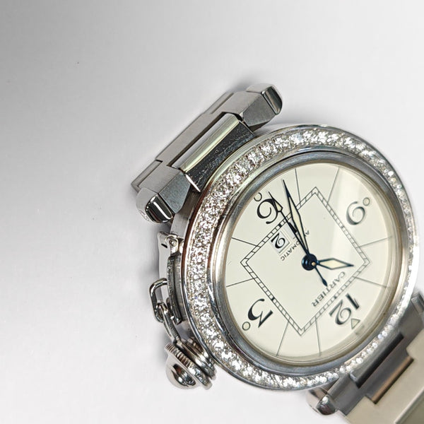 35.5mm Cream Automatic Watch