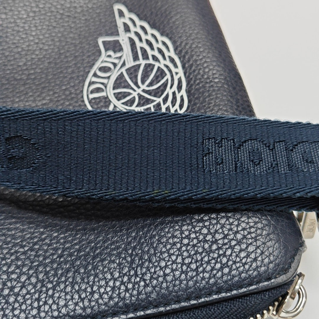 Dior And Shawn Calfskin Blue