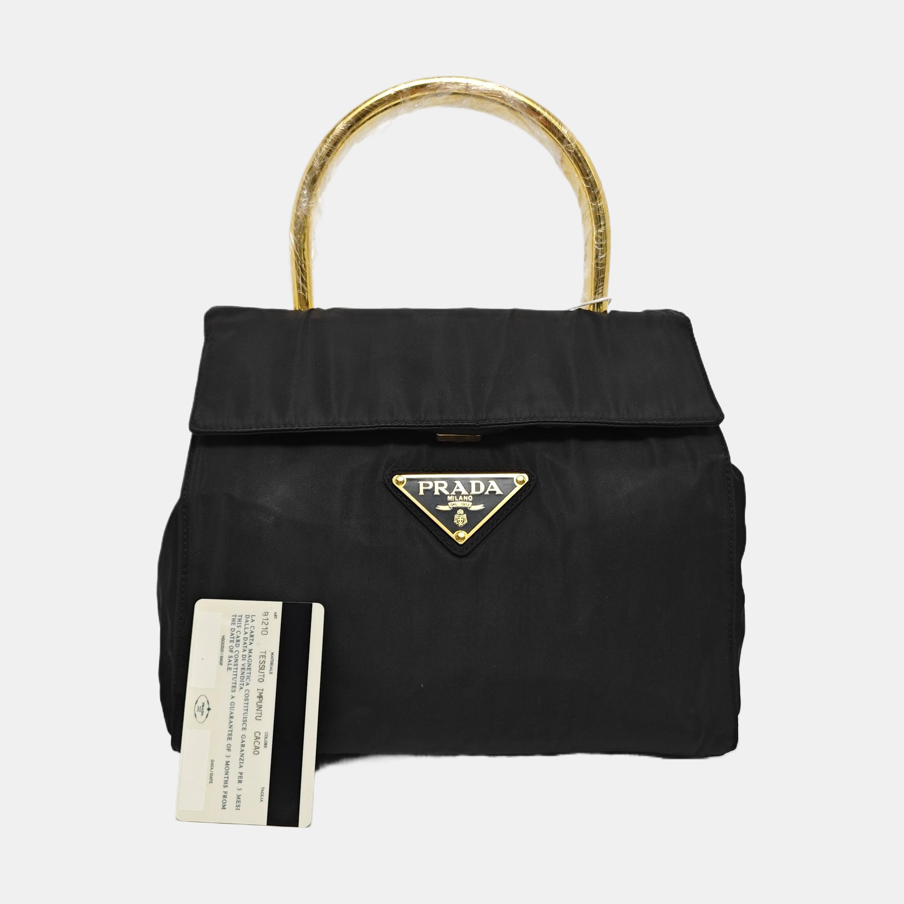 Nylon Tote Bag Black