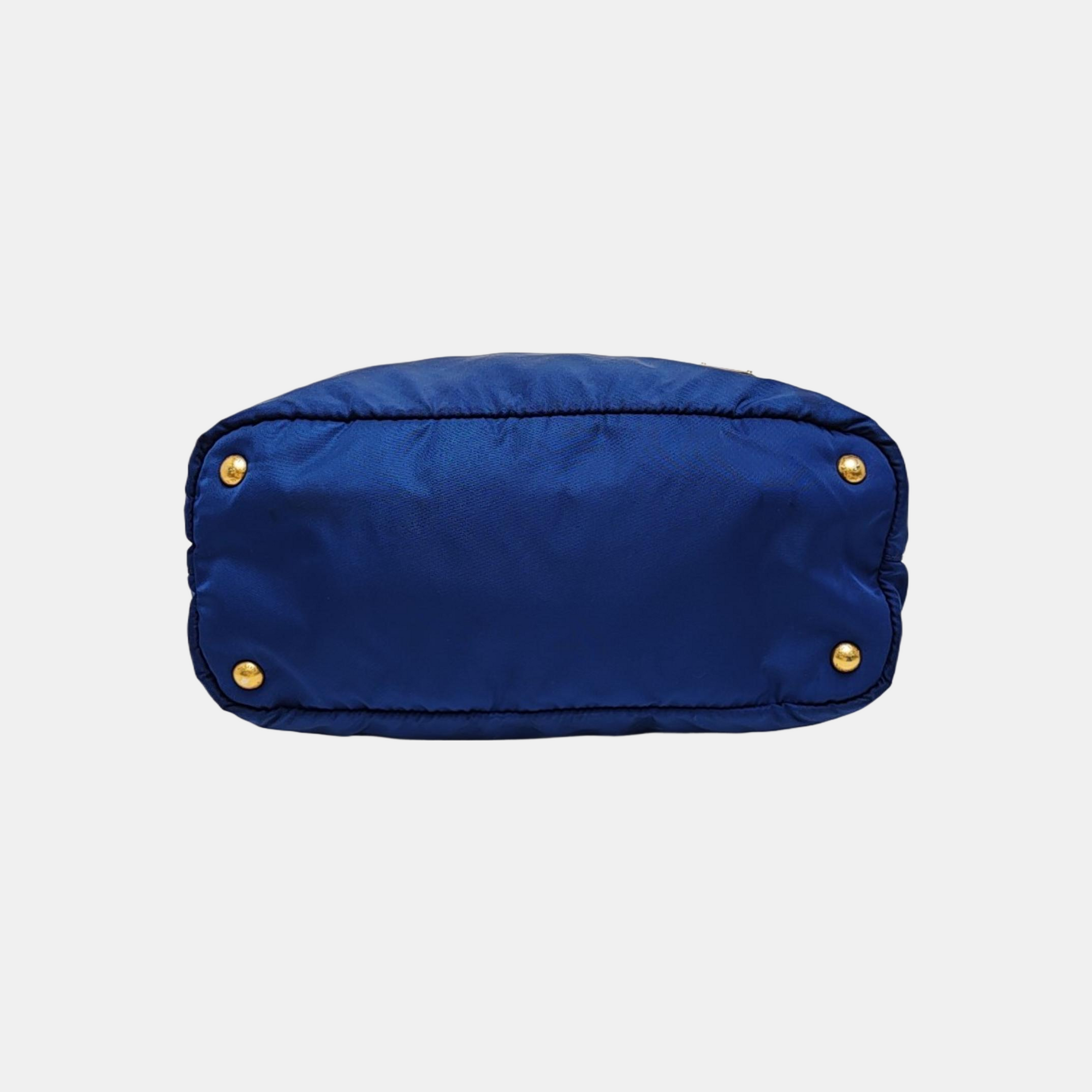 Nylon Tote Bag Blue