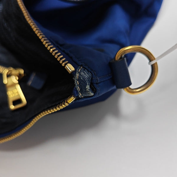 Nylon Tote Bag Blue