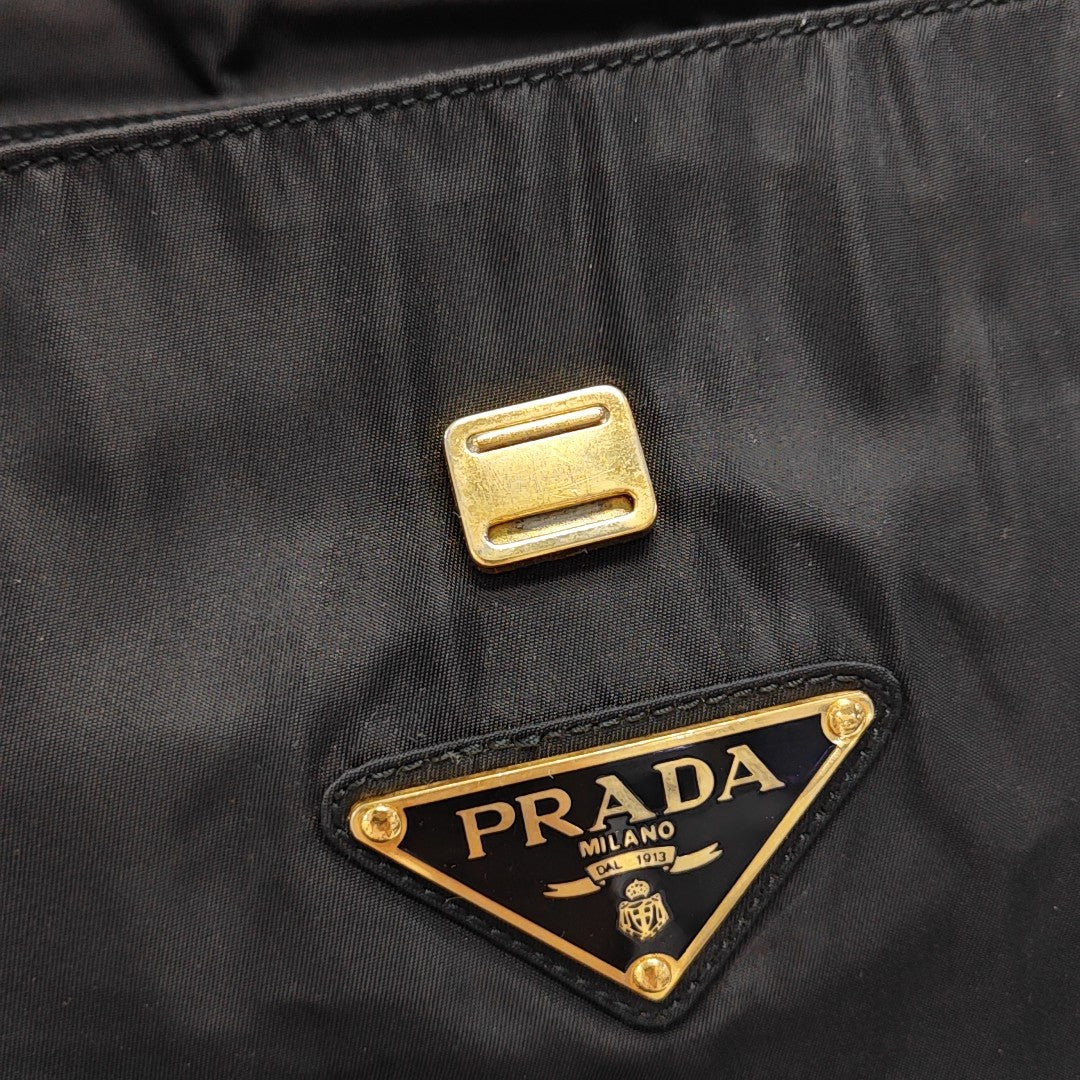 Nylon Tote Bag Black