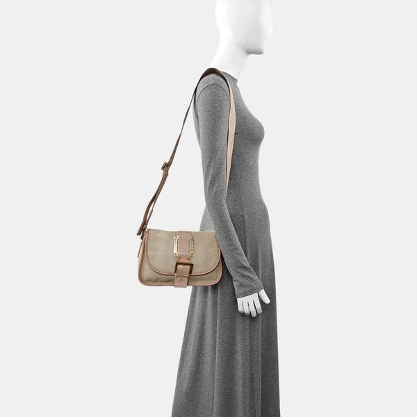 Canvas Shoulder Bag Beige