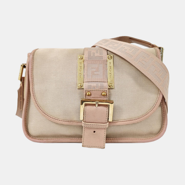 Canvas Shoulder Bag Beige