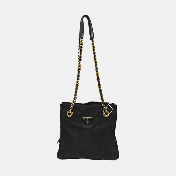 Nylon Tote Bag Black