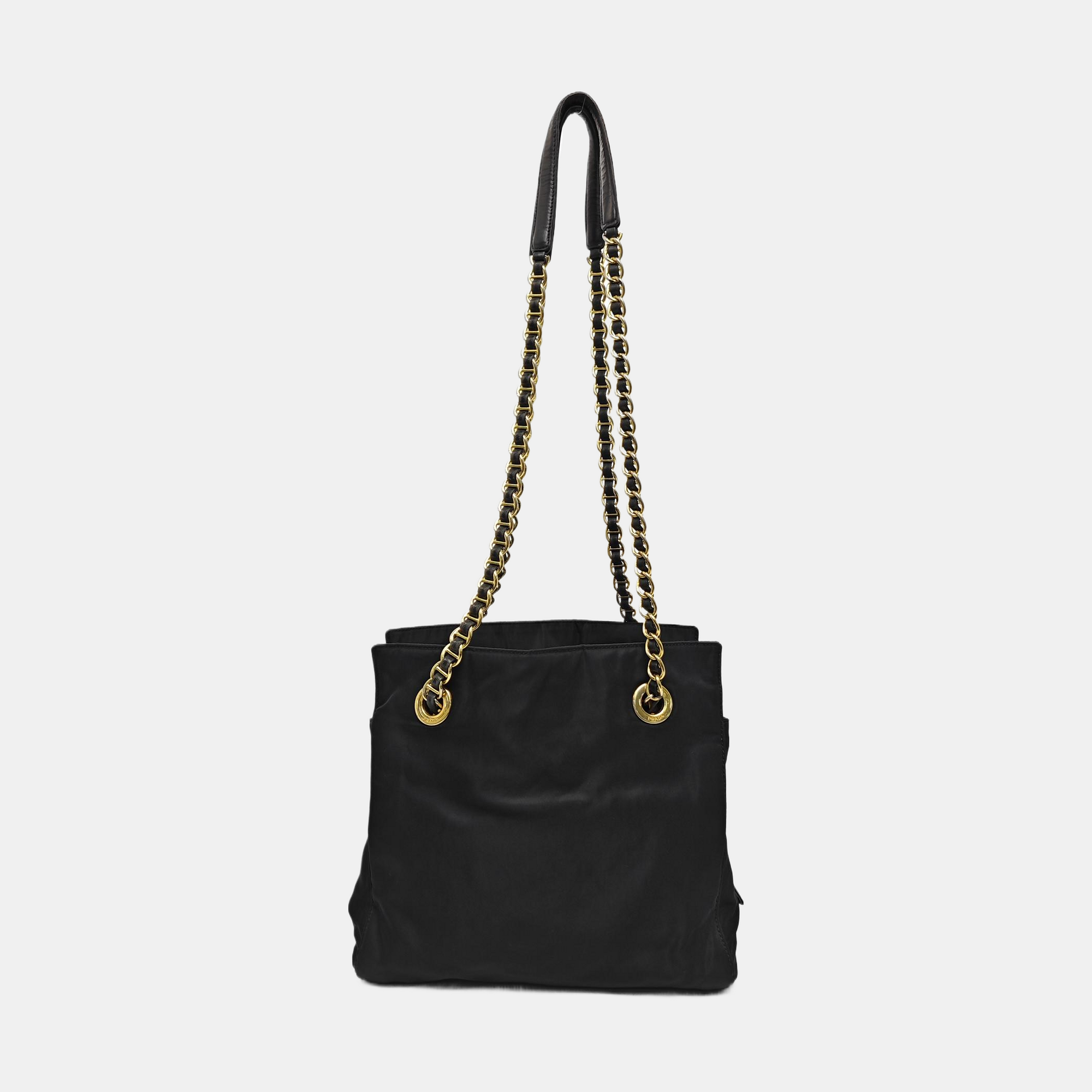 Nylon Tote Bag Black