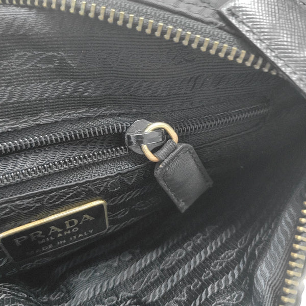 Nylon Quilted Nylon Black
