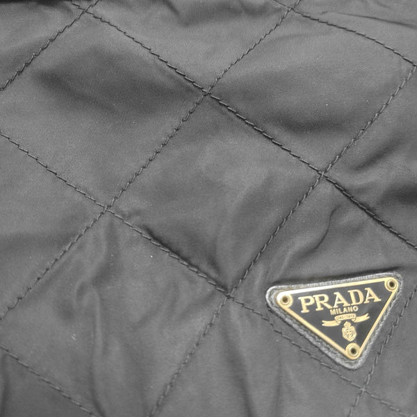 Nylon Quilted Nylon Black