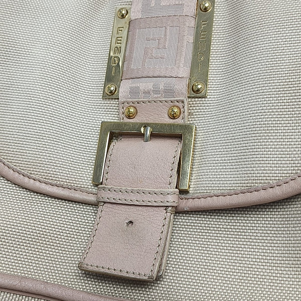 Canvas Shoulder Bag Beige