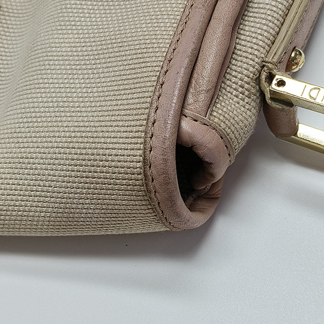 Canvas Shoulder Bag Beige