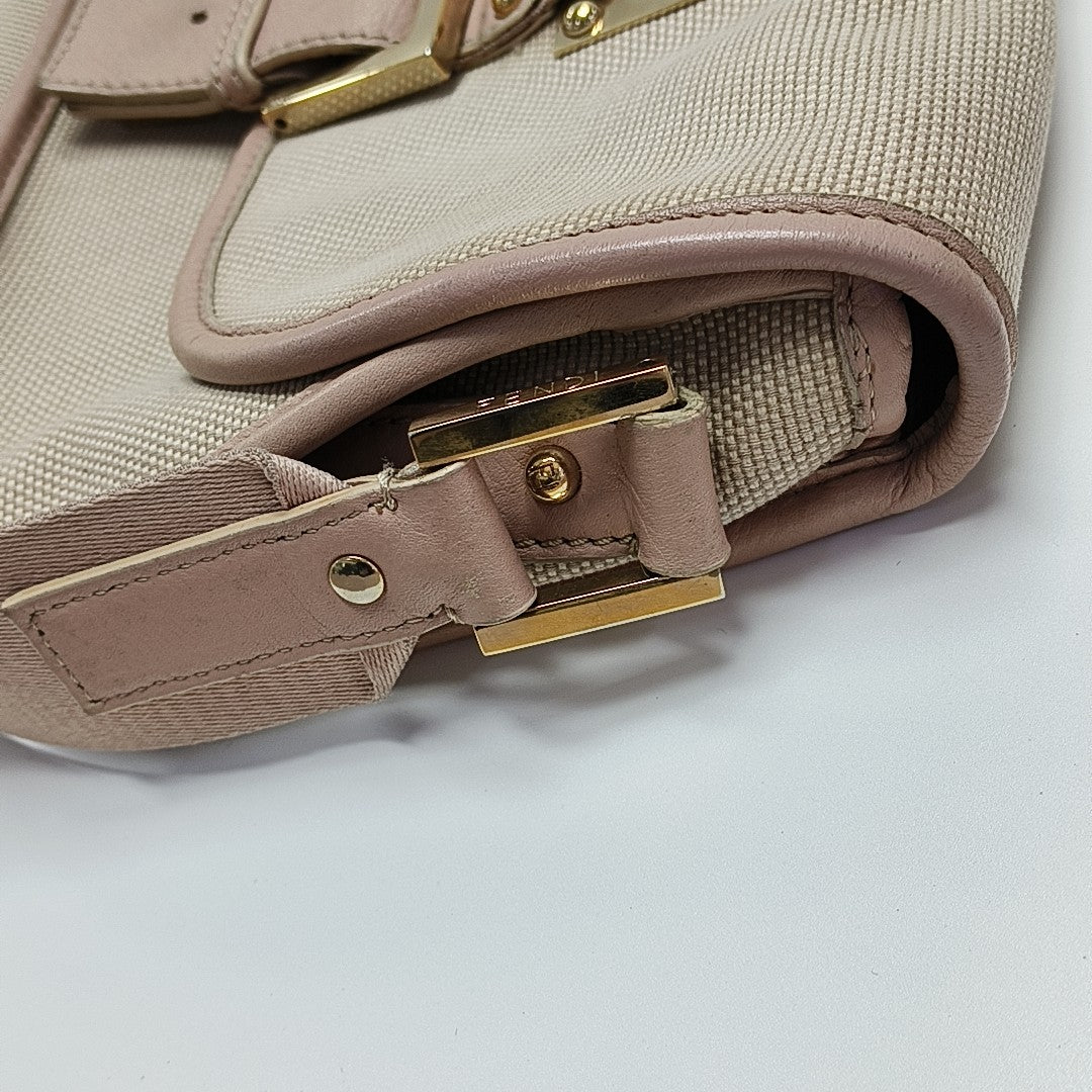 Canvas Shoulder Bag Beige
