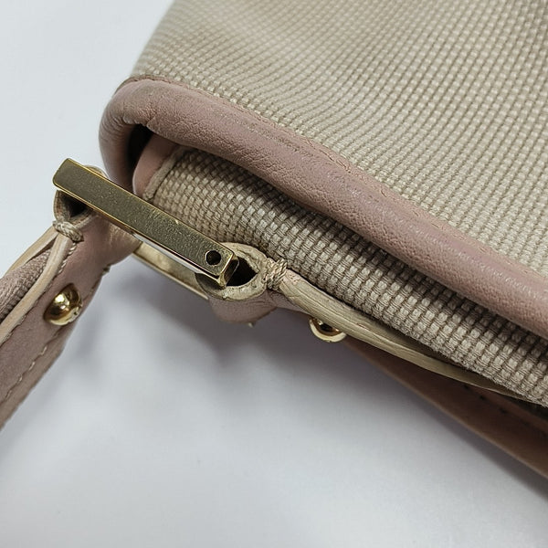 Canvas Shoulder Bag Beige