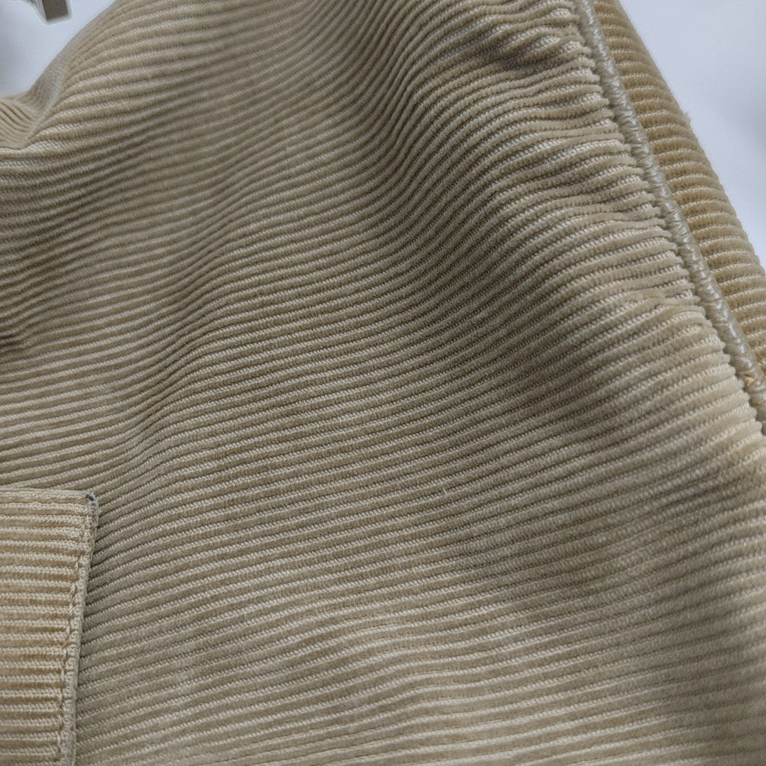 Corduroy Shoulder Bag Brown