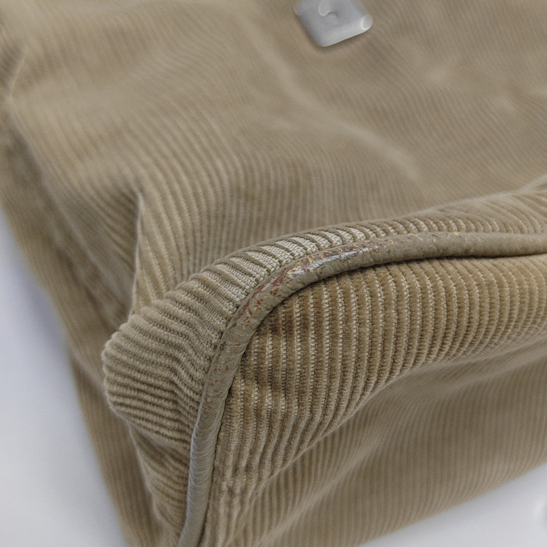 Corduroy Shoulder Bag Brown