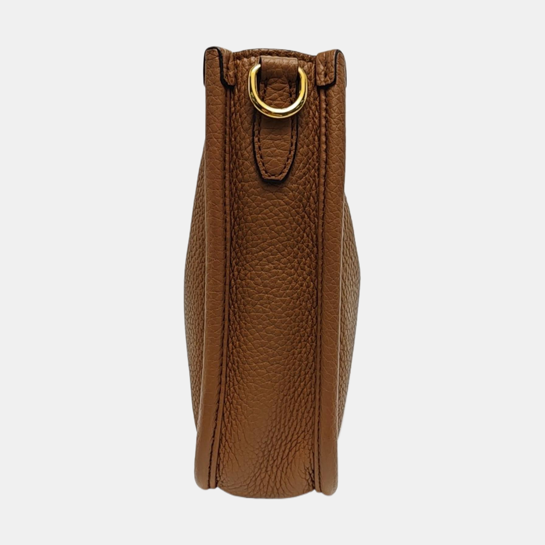 Calfskin Shoulder Bag Mini Brown