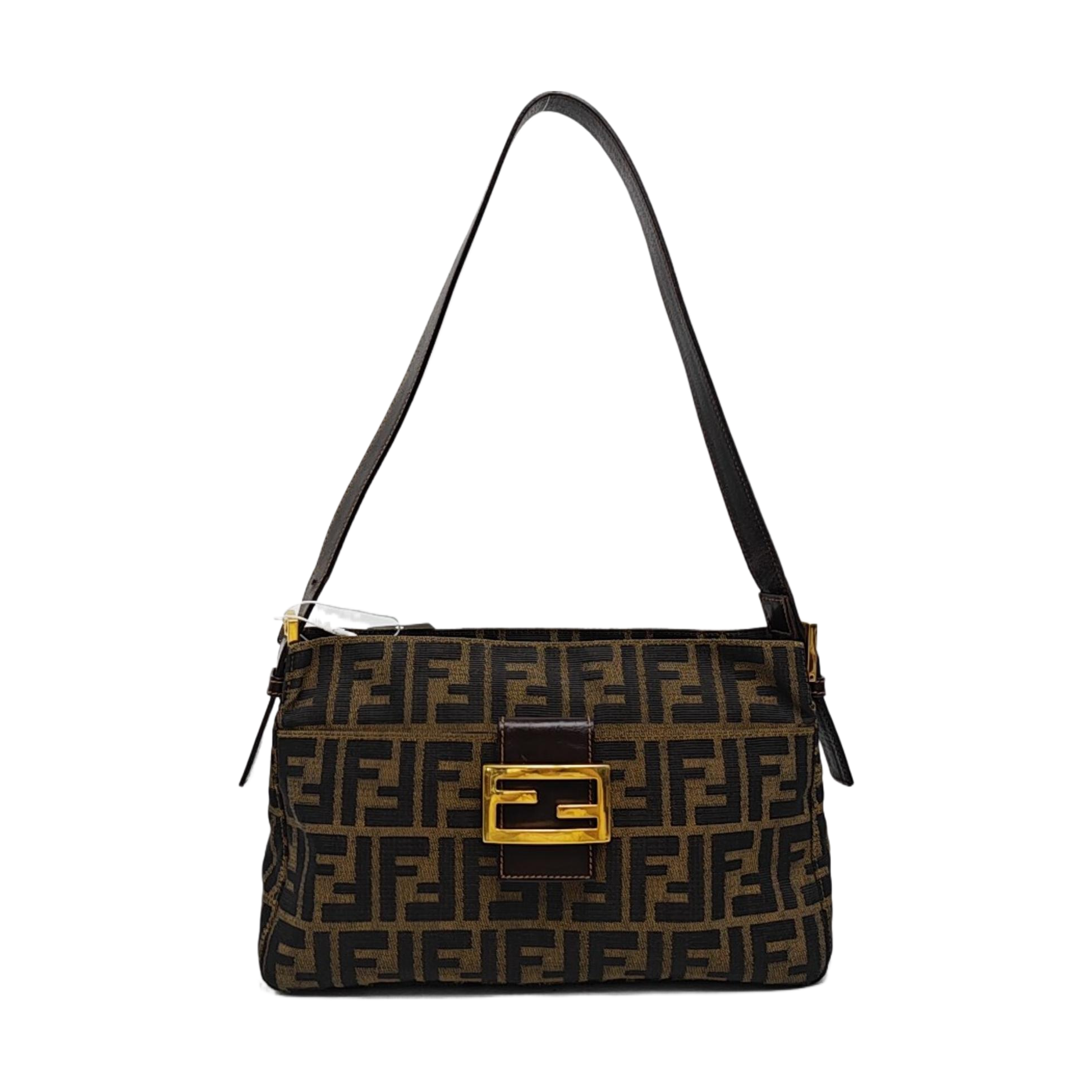 Canvas Shoulder Bag Brown